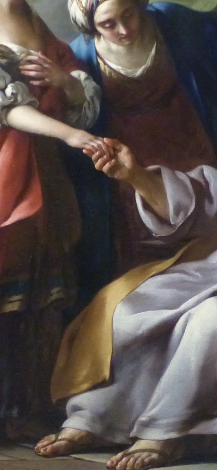 Agar ad Abramo con Sara - Museo Fabre, Montpellier, dettaglio